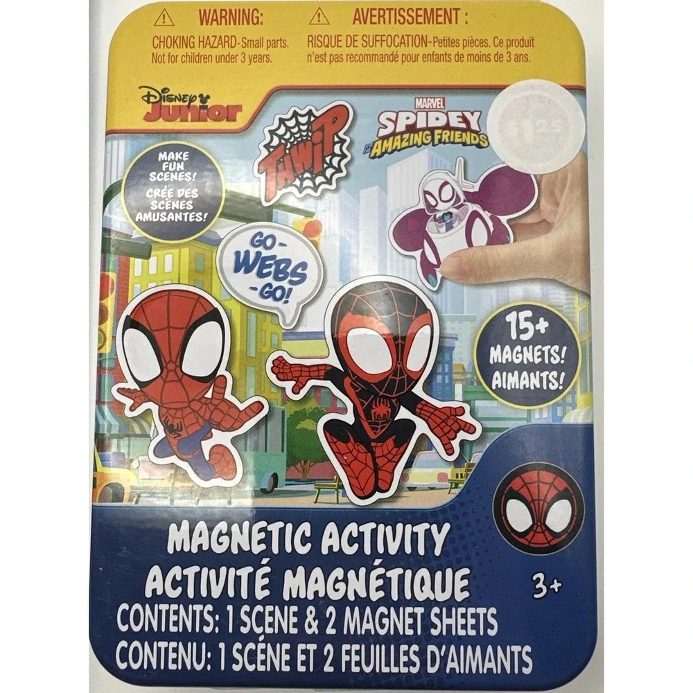 Disney Junior Marvel Spidey & His Amazing Friends Magnetic Activity +Poster Book